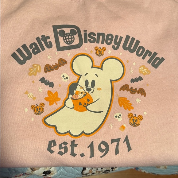 Disney Pink Minnie Ghost Disney Graphic Sweatshirt - Picture 2 of 2